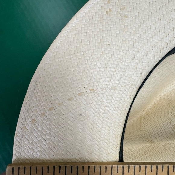 Tesi straw Fedora with Black Band - Picture 10 of 10